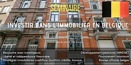 Primaire afbeelding van Séminaire investissement immobilier en Belgique