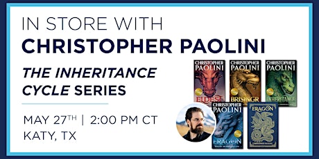 Christopher Paolini In-Store Reading and Book Signing Event