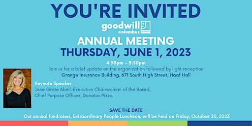 Goodwill Columbus Annual Meeting