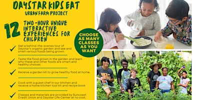 Two-Hour Unique Interactive Urban Farm and Cooking Experiences for Children primary image
