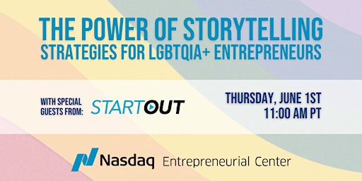 The Power of Storytelling: Strategies for LGBTQIA+ Entrepreneurs primary image