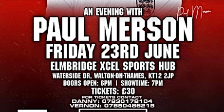 An Evening with Paul Merson primary image