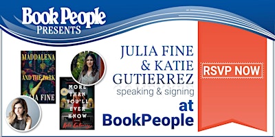 BookPeople Presents: Julia Fine and Katie Gutierrez primary image