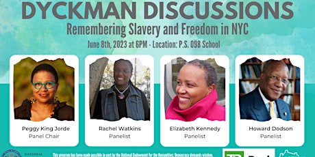 Dyckman Discussions: Remembering Slavery and Freedom in NYC