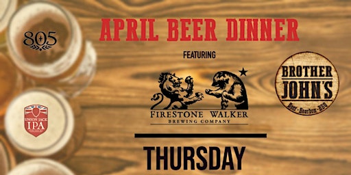 Beer Tasting dinner featuring Firestone Walker Brewing Co. primary image