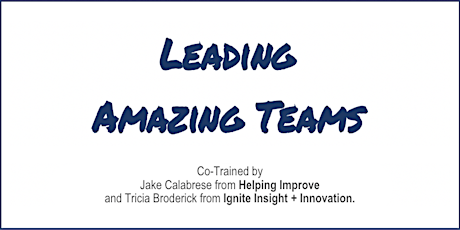 Agile Leadership: Leading Amazing Teams [LAT] - Virtual
