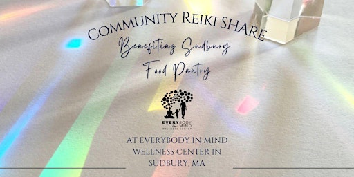 Donation-Based Community Reiki Share Clinic Benefiting Sudbury Food Pantry primary image