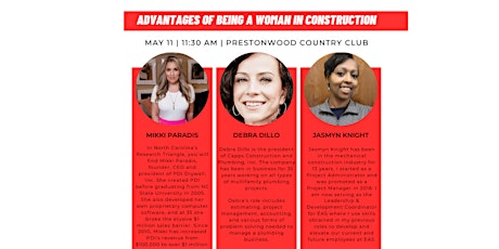 Imagem principal de Advantages of Being a Woman In Construction Trades Panel and Lunch