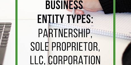 Business Entity Types: Sole Proprietor, LLC, and Corporation primary image