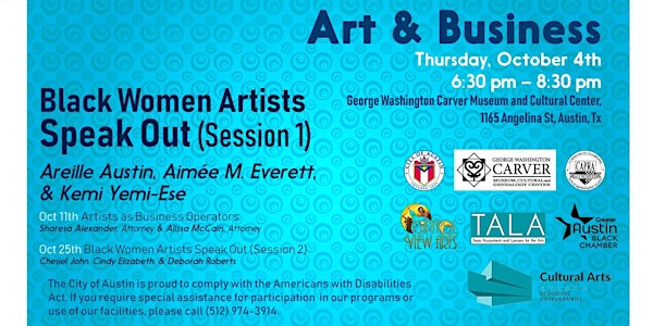 Art & Business: Black Women Artists Speak Out (Session 1)