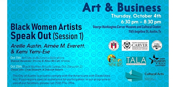 Art & Business: Black Women Artists Speak Out (Session 1)