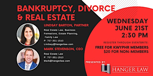 Hauptbild für KWYP Hampton Roads: Bankruptcy, Divorce & Real Estate