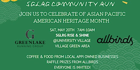 SGLRG X Allbirds Community Run for AAPI Heritage Month