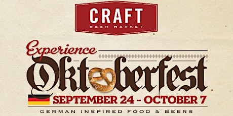 CRAFT Oktoberfest- October 6th!  primary image
