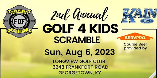 2nd Annual GOLFING 4 KIDS GOLF SCRAMBLE primary image