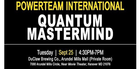 Quantum Mastermind - PowerTeam International primary image