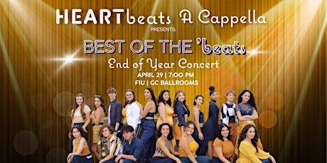 Imagem principal do evento HEARTbeats A Cappella Presents: Best of the 'beats