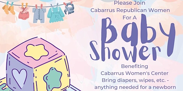 5th Annual Baby Shower - Benefiting Cabarrus Women's Center