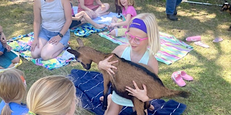 FAMILY BABY GOAT YOGA! Ages 5+