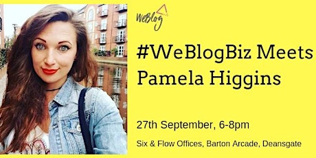 #WeBlogBiz Meets Pamela Higgins primary image