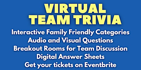Virtual Team Trivia Fundraiser