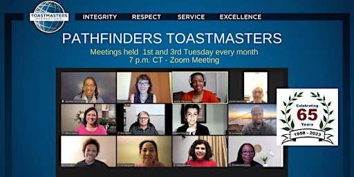 Pathfinders Toastmasters Club OPEN HOUSE - June 6, 2023 primary image