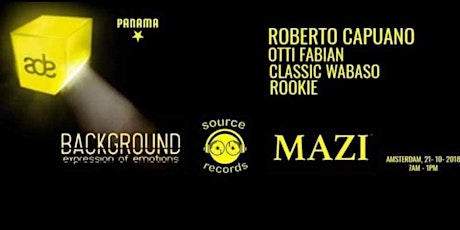  ADE After Party hosted by Background / Mazi / Source Rec