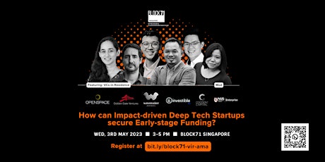 How can Impact-driven Deep Tech Startups secure Early-stage Funding? primary image