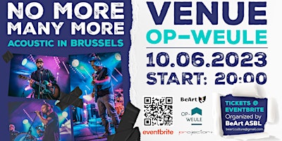 NO MORE MANY MORE ACOUSTIC LIVE IN BRUSSELS primary image