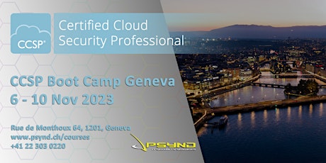 CCSP Boot Camp | GENEVA | 6-10 Nov, 2023