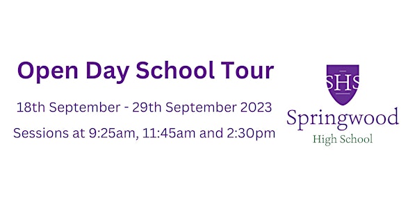Springwood High School Open Day Tour