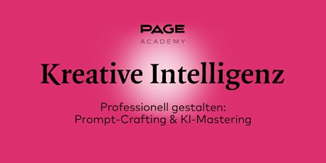 PAGE Webinar »Kreative Intelligenz«  mit Peter Kabel