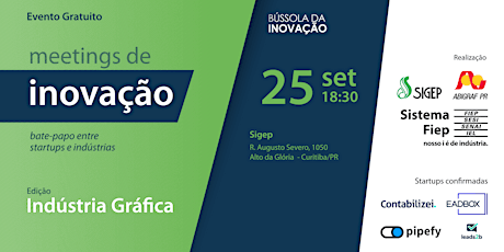 Imagem principal do evento Meetings de inovação - Indústria Gráfica - Sigep