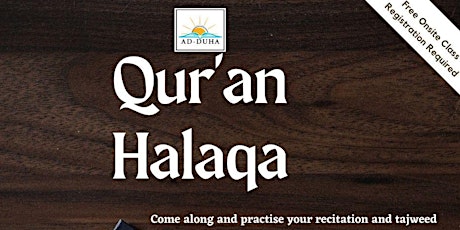 Weekly Quran Halaqa