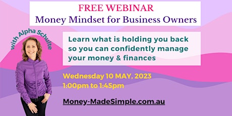 FREE WEBINAR: Money Mindset for Business Owners primary image