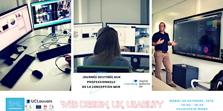 Primaire afbeelding van Journée pro Web design, UX & Usability avec le Social Media Lab UCLouvain