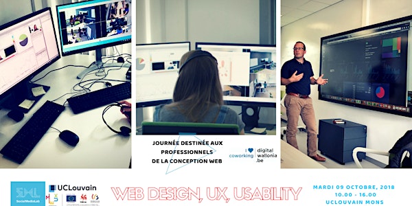 Journée pro Web design, UX & Usability avec le Social Media Lab UCLouvain