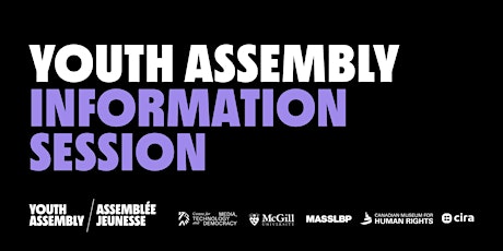 Youth Assembly on Digital Rights and Safety: Online Information Session primary image
