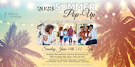 2023 Summer Pop-up Market Black Queens of Durham Region