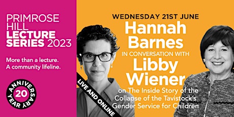 PHLS 2023: Hannah Barnes on the Tavistock's Gender Service for Children primary image