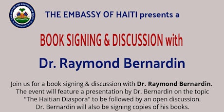 Book Signing & Discussion with Dr. Raymond Bernardin primary image