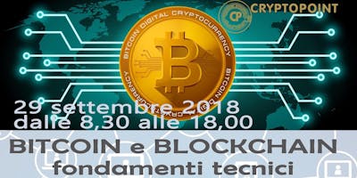 Cryptopoint: Bitcoin e Blockchain - Fondamenti tecnici Cryptopoint: Bitcoin e Blockchain - Fondamenti tecnici