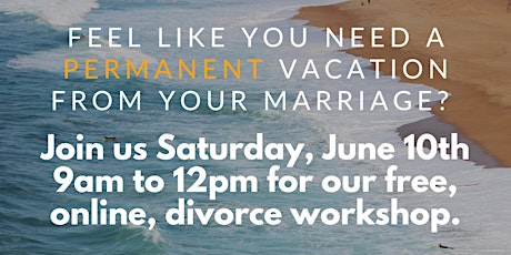 Second Saturday Free, Virtual Divorce Workshop primary image