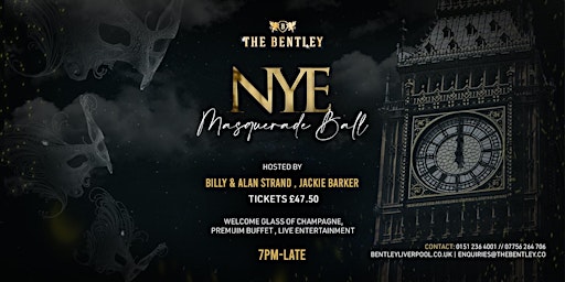 New Year's Eve Black Tie Masquerade Ball  primärbild