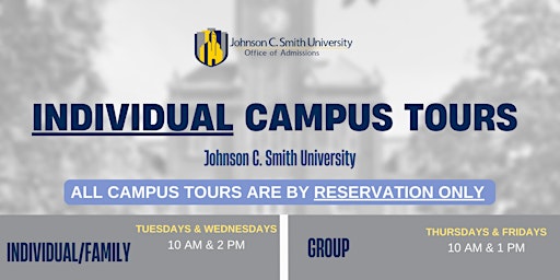 Individual/Family Campus Tours primary image