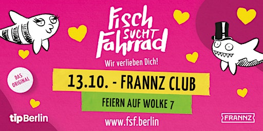 Fisch sucht Fahrrad Berlin | Single Party | 13.10.23 primary image