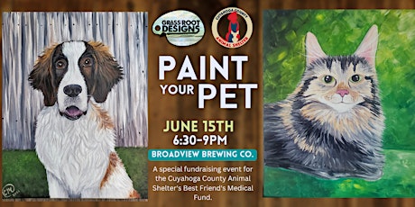 Paint Your Pet Fundraiser | Broadview Brewing Co.