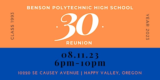Benson Polytechnic High School Class of 1993 Reunion