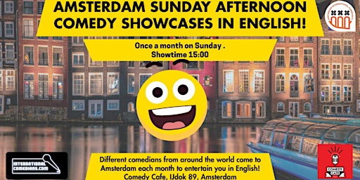 Primaire afbeelding van Sunday Afternoon Comedy in English at Comedy Cafe!