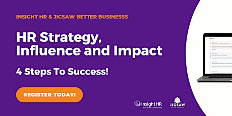 HR Strategy, Influence and Impact: 4 Steps To Success primary image